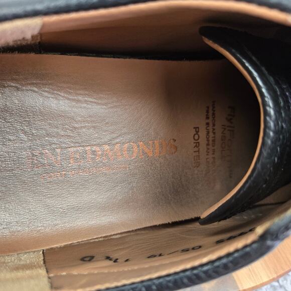 Allen Edmodns Porter Black Leather Lace Up Casual Daily Sneakers Mens 11.5 D - Picture 13 of 15